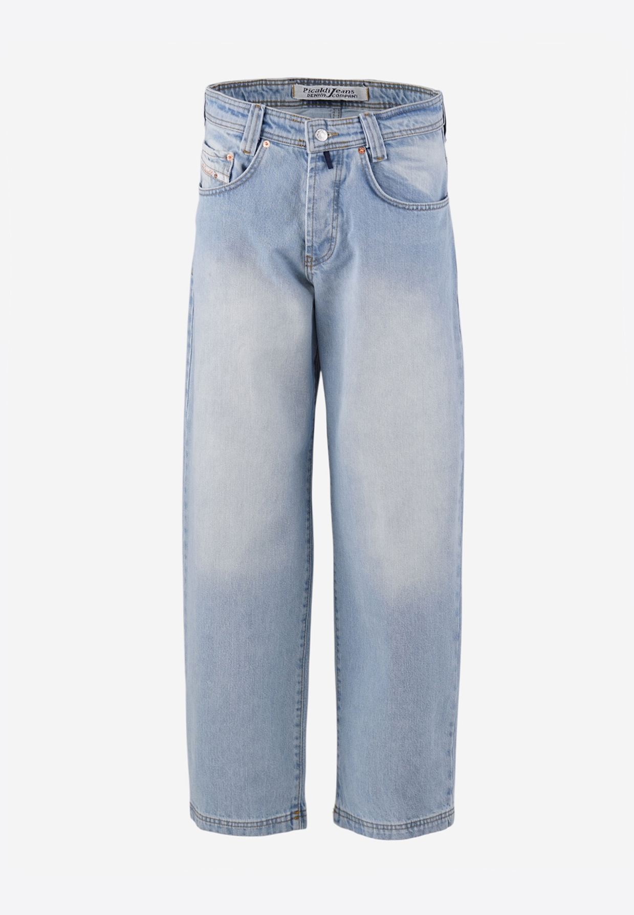 Picaldi Zicco 475 Lagoon Herrenjeans - Baggyschnitt in Used Teal