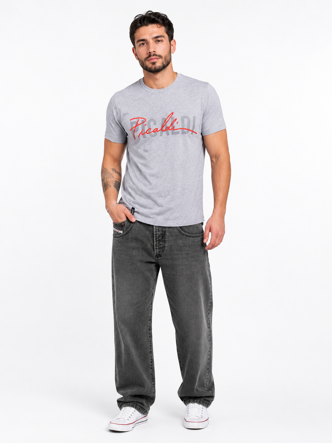 Picaldi Herren T-Shirt Collection grey