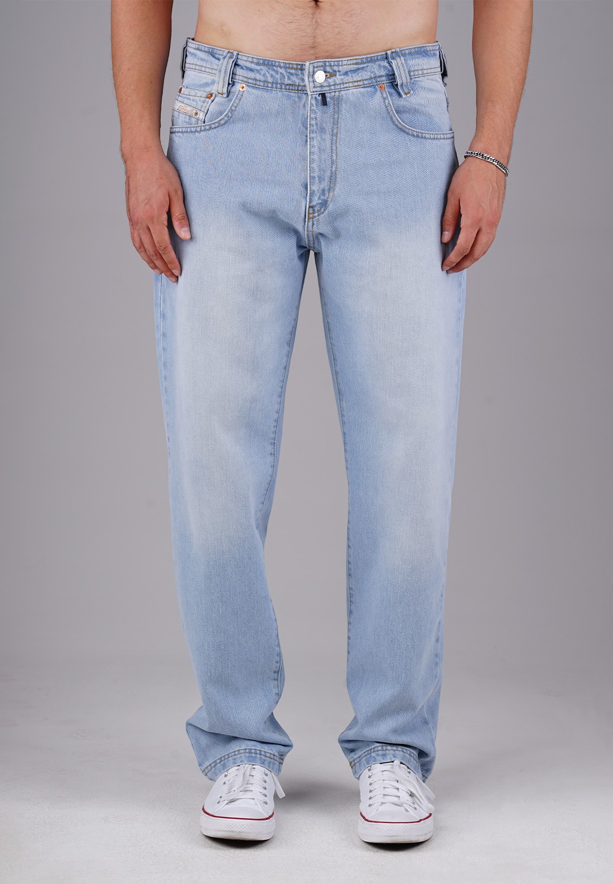 Picaldi Zicco 472 Himalaya Herrenjeans - Relaxed-Karottenschnitt in Slate Grey Blue W28-L30
