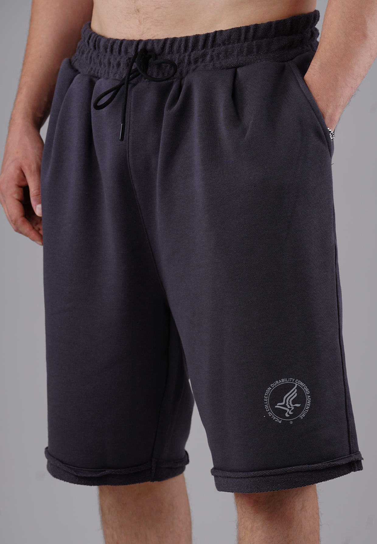Picaldi DCA Eagle Herren Sweatshorts - Relaxed Fit in Charchoal Picaldi DCA Eagle Herren Sweatshorts - Relaxed Fit in Charchoal XXL