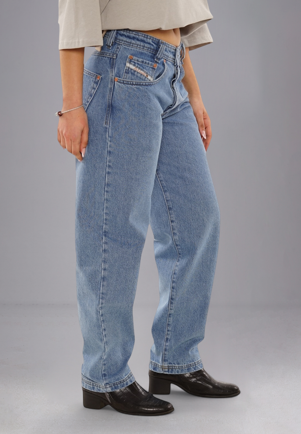 Picaldi Damen Jeans Zicco 471 Detroit dark blue Picaldi Zicco 471 Detroit Damen Jeans – Loose Tapered Fit Dark Blue W28-L30