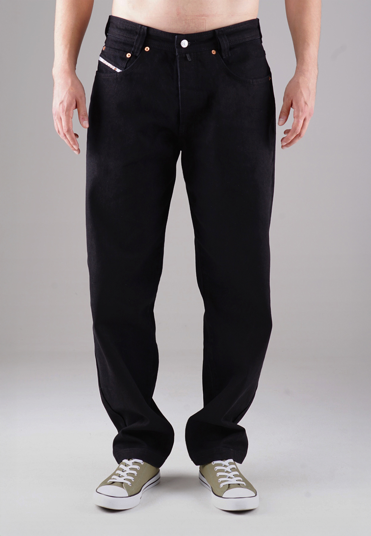Picaldi Zicco 472 Black Herrenjeans – Relaxed-Karottenschnitt in Raw Black Picaldi Zicco 472 Black Herrenjeans – Relaxed-Karottenschnitt in Raw Black W46-L32