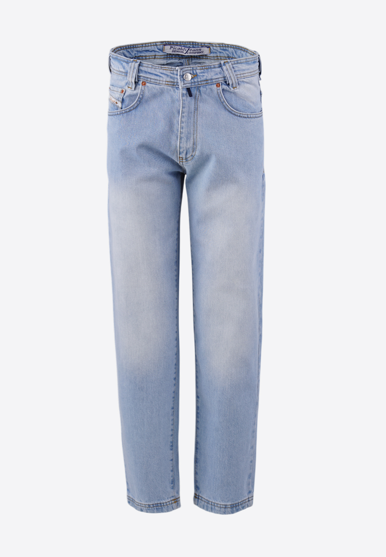 Picaldi Zicco 472 Himalaya Herrenjeans - Relaxed-Karottenschnitt in Slate Grey Blue W28-L30