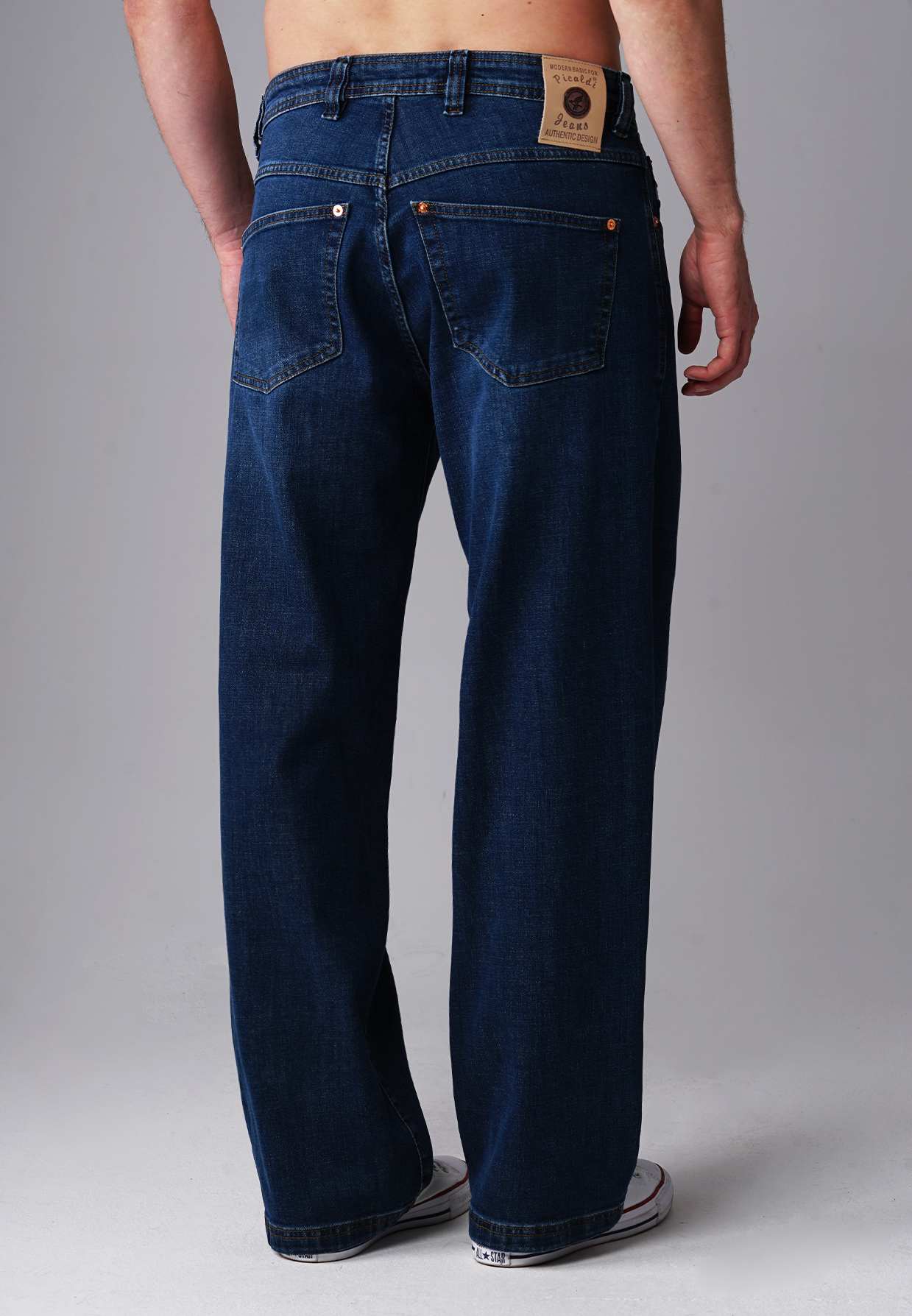 Picaldi Zicco 474 Torzen Herrenjeans - Baggy Fit mit Straight Leg in Urban Indigo Stone