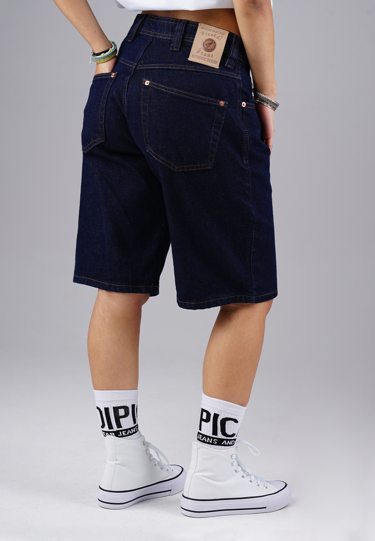 Picaldi Zicco 471 Indigo Damen Jeansshorts – Relaxed Fit – Deep Indigo Picaldi Zicco 471 Indigo Damen Jeansshorts – Relaxed Fit – Deep Indigo W40