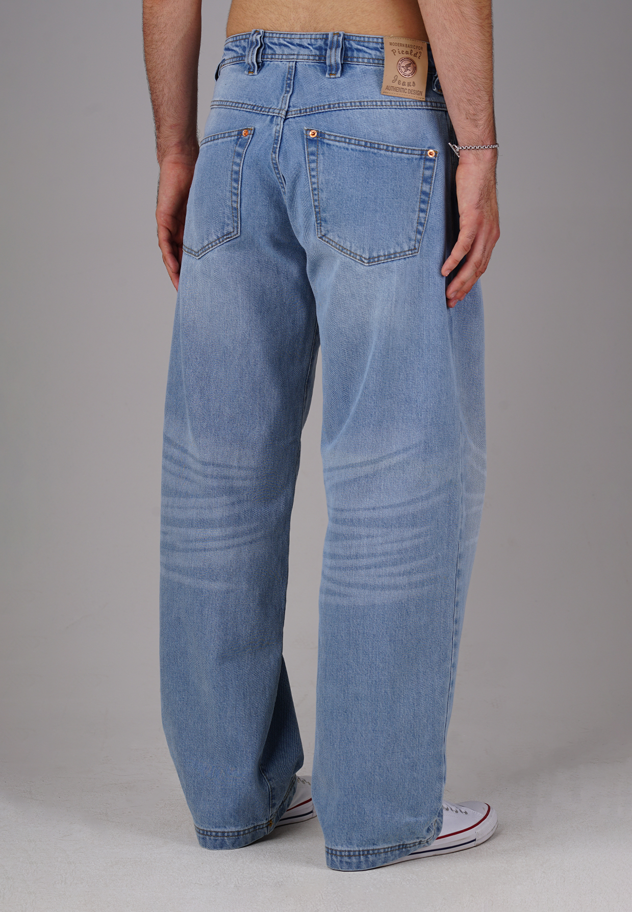 Picaldi Zicco 475 Wave - Baggyschnitt in Washed Ocean Blue