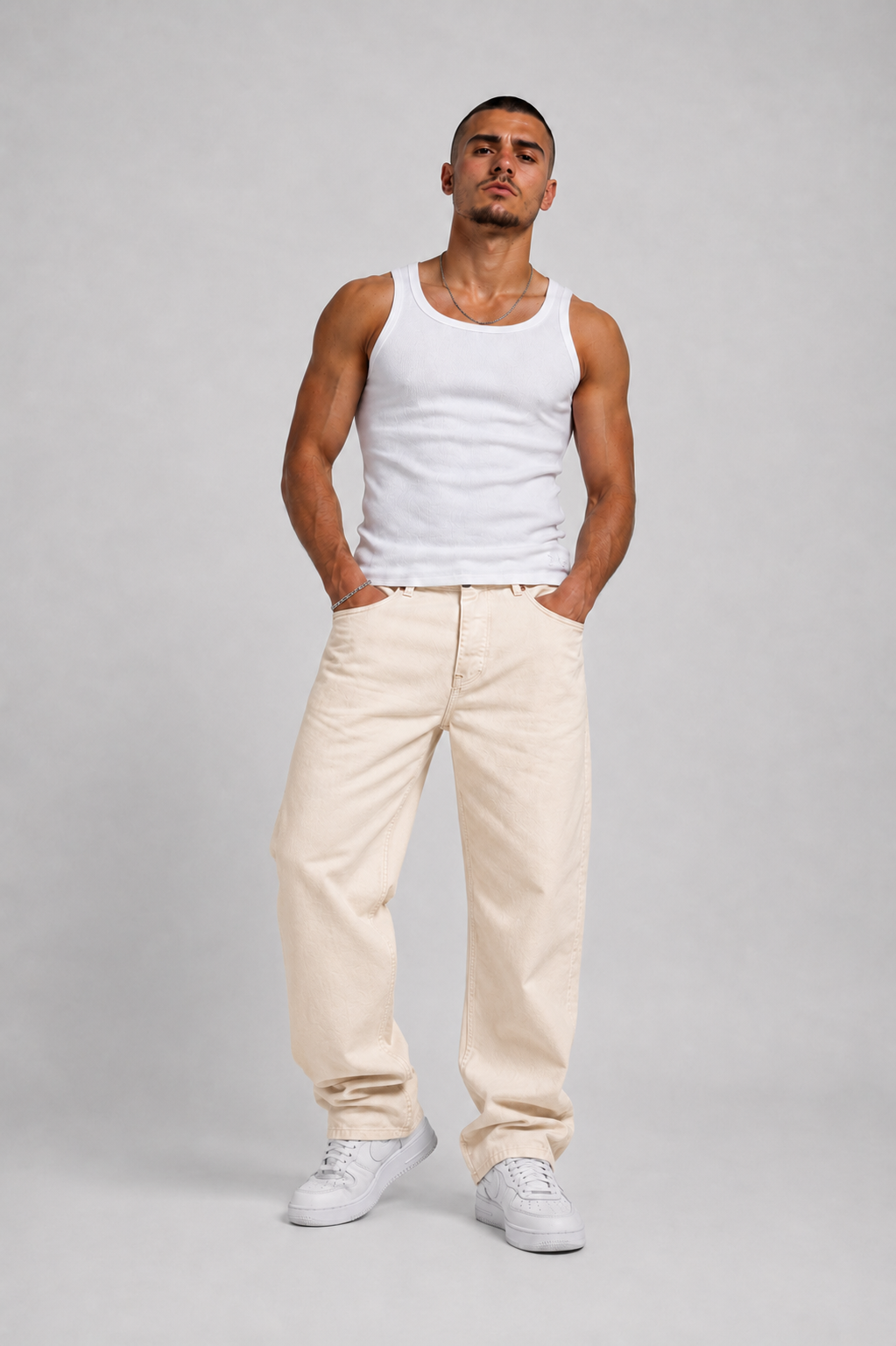 Picaldi Zicco 472 Gabardine Beige - Relaxed Karottenschnitt in Eternal Sand