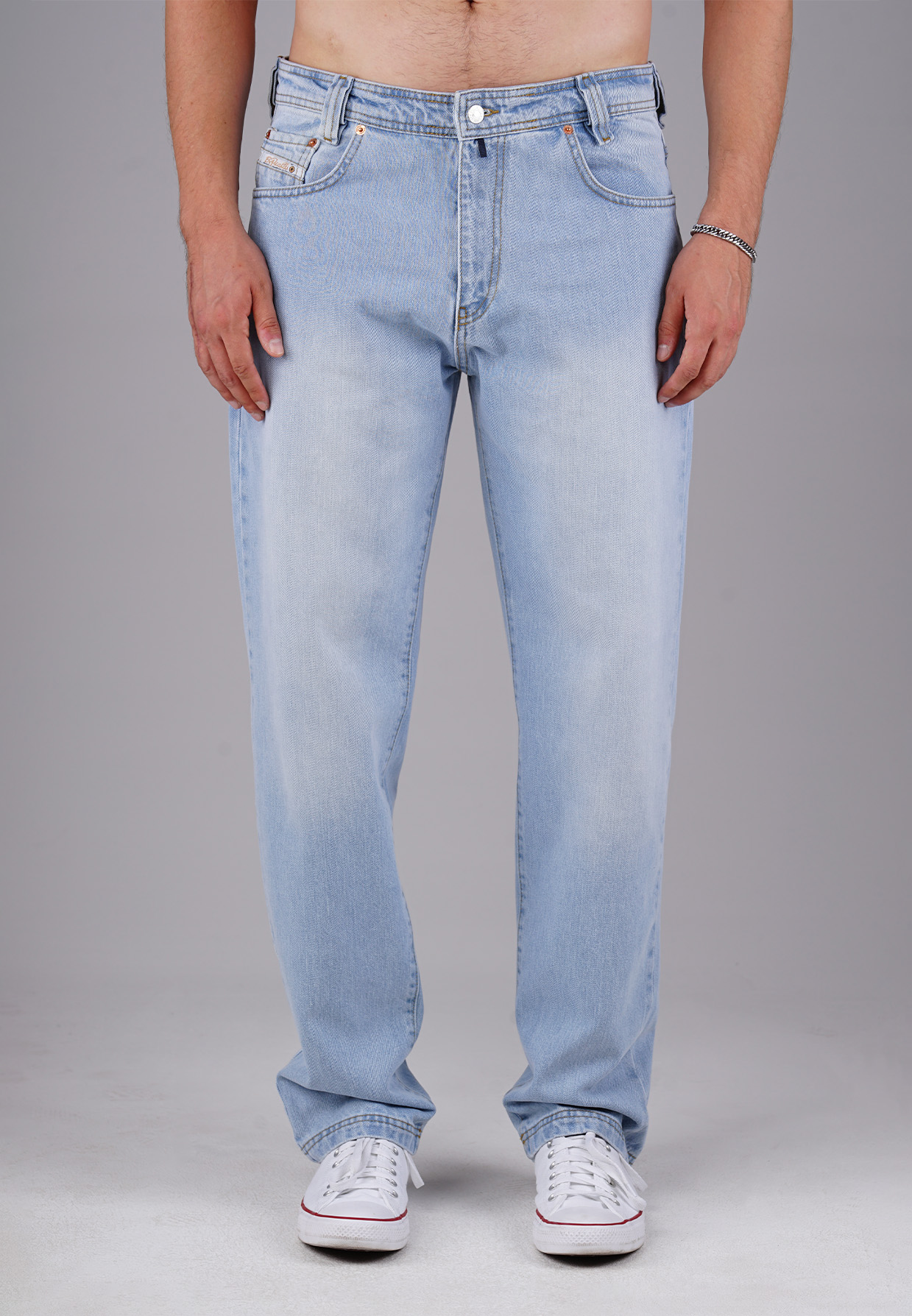 Picaldi Zicco 472 Himalaya Herrenjeans - Relaxed-Karottenschnitt in Slate Grey Blue W28-L30