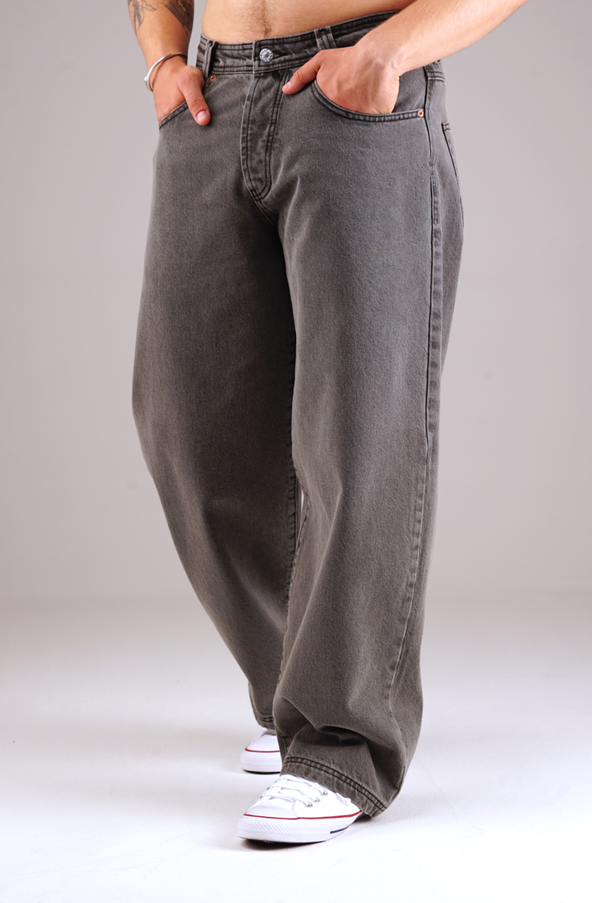 Picaldi Herren Jeans Baggy Zicco 475 Steel washed steel grey W36-L32