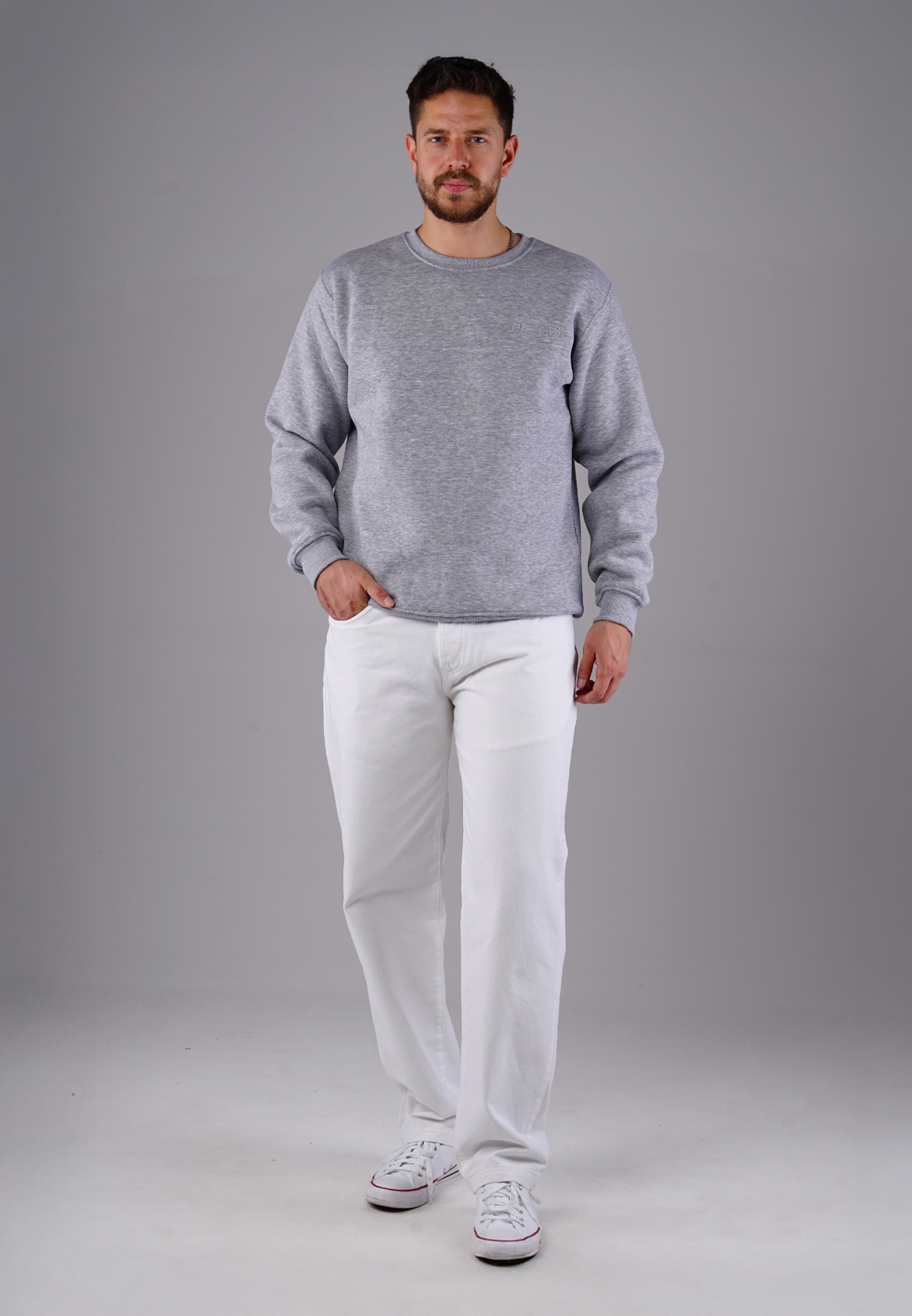 Picaldi Zicco 472 Gabardine Mount - Relaxed Karottenschnitt in Bone White W42-L32