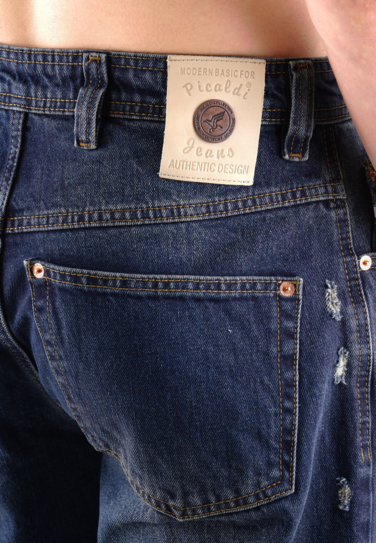 Picaldi Herren Jeans Zicco 472 Austin dark blue dark grey washed W28-L30