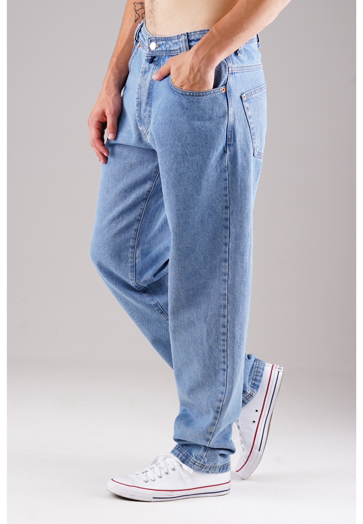 Picaldi Zicco 472 Stone Herrenjeans - Relaxed-Karottenschnitt in Indigo Blue W33-L36