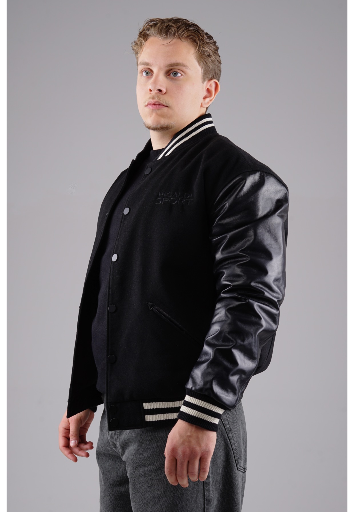 Picaldi Herren College Jacke Tiger black XXL