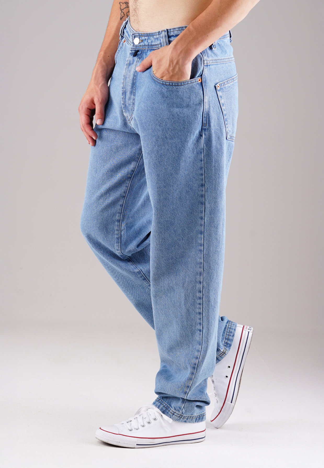 Picaldi Zicco 472 Stone Herrenjeans - Relaxed-Karottenschnitt in Indigo Blue W33-L36