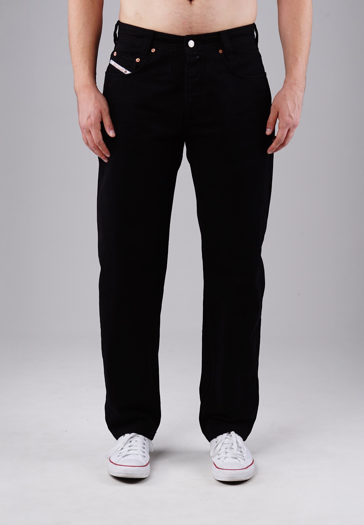 Picaldi Zicco 472 Gabardine Mount - Relaxed Karottenschnitt in Clean Black W42-L32