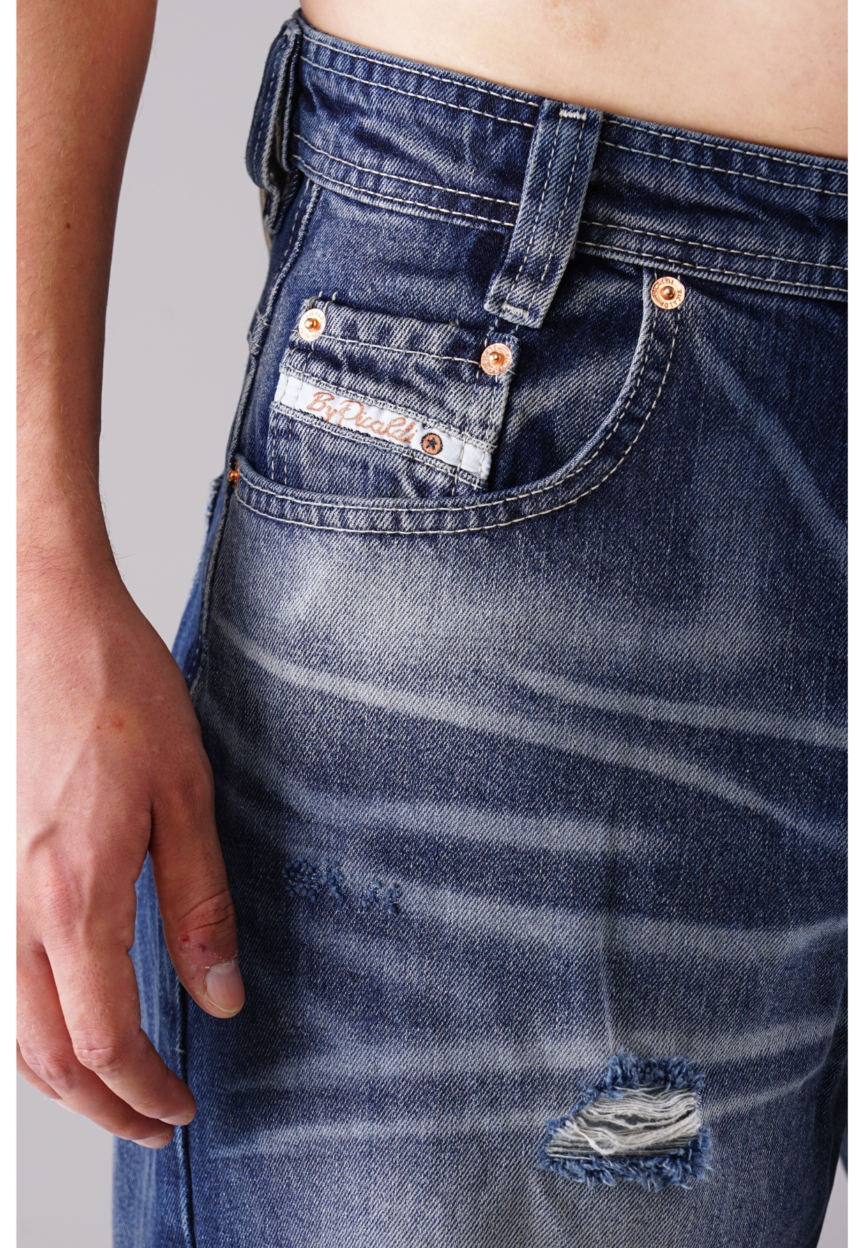 Picaldi Herren Jeans Zicco 472 Passiac dark blue sand washed W40-L34