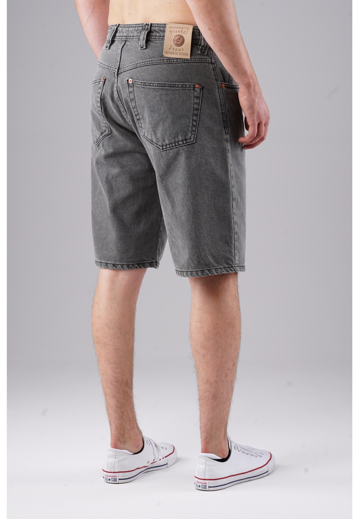 Picaldi Zicco 471 Drift Herren Jeansshorts - Relaxed Fit in Dusty Graphite W40
