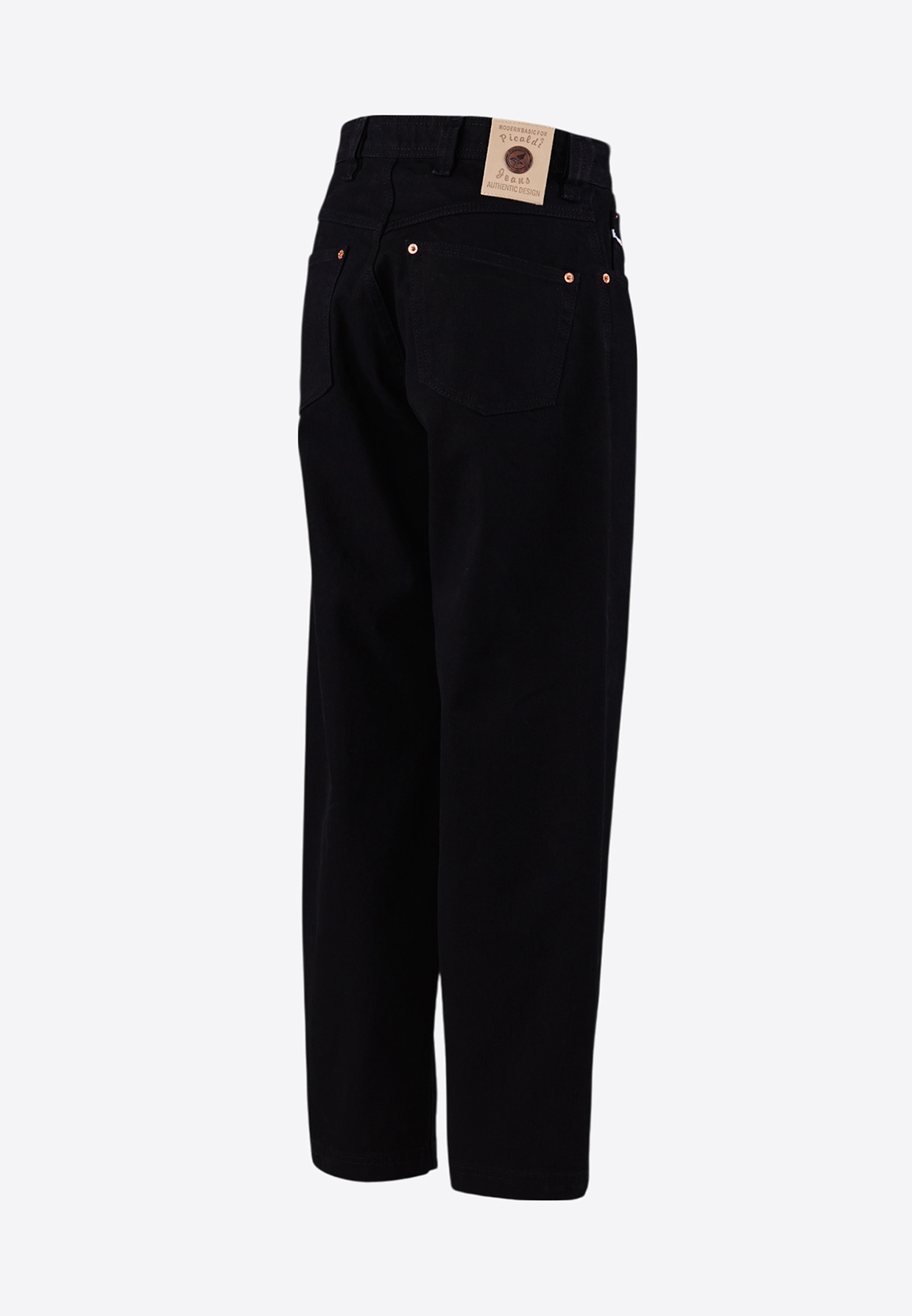 Picaldi Zicco 472 Black Herrenjeans – Relaxed-Karottenschnitt in Raw Black Picaldi Zicco 472 Black Herrenjeans – Relaxed-Karottenschnitt in Raw Black W46-L32