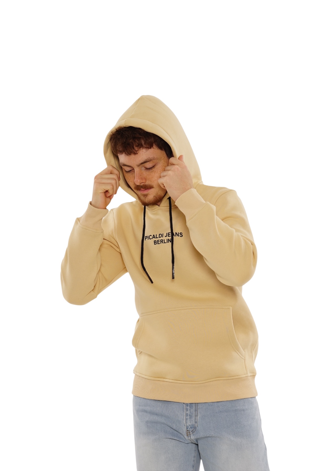 Picaldi Herren Kapuzenpullover Berlin Camel XXL