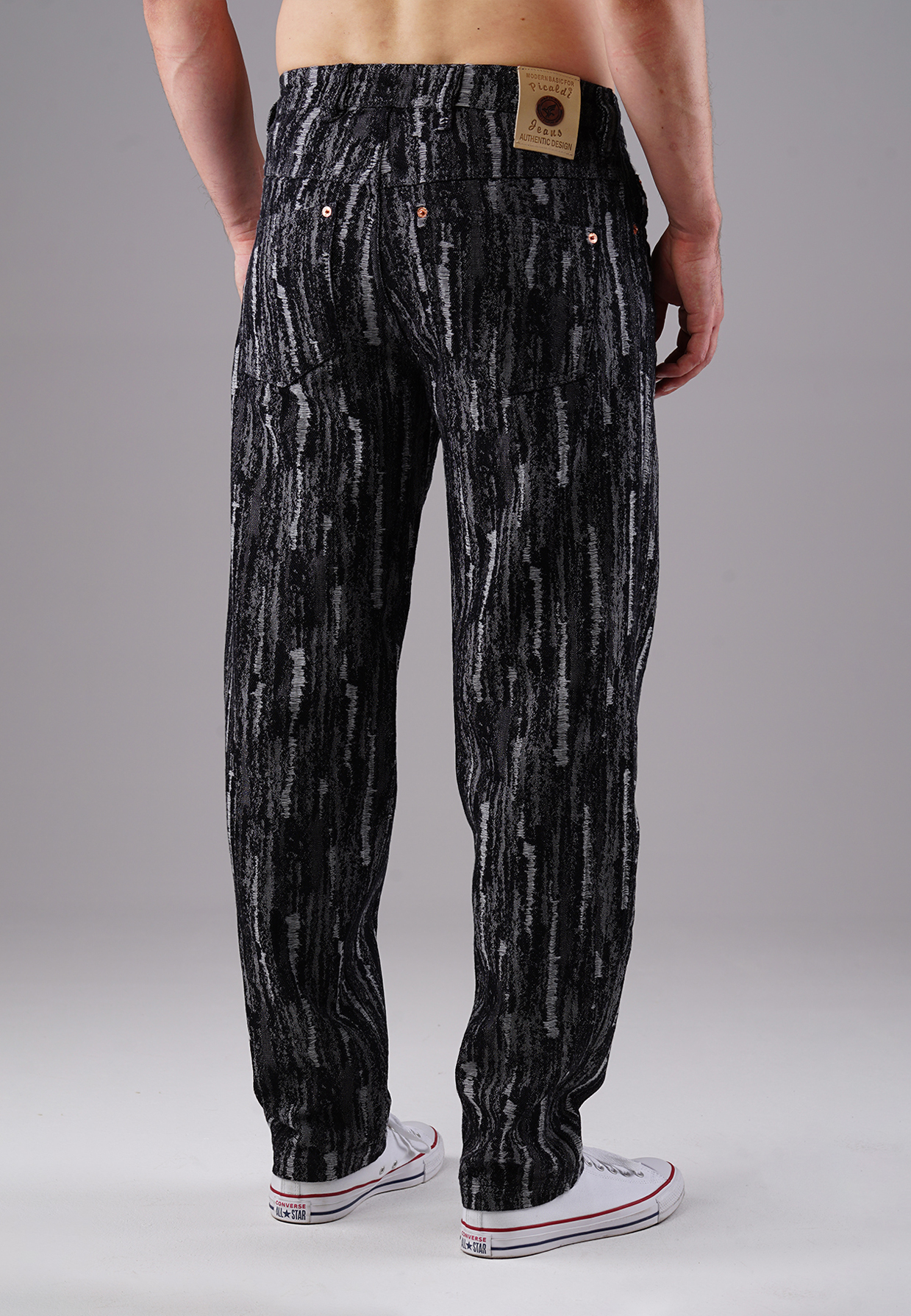 Picaldi Herren Jeans Zicco 472 Rainly dark grey rainfall W38-L34