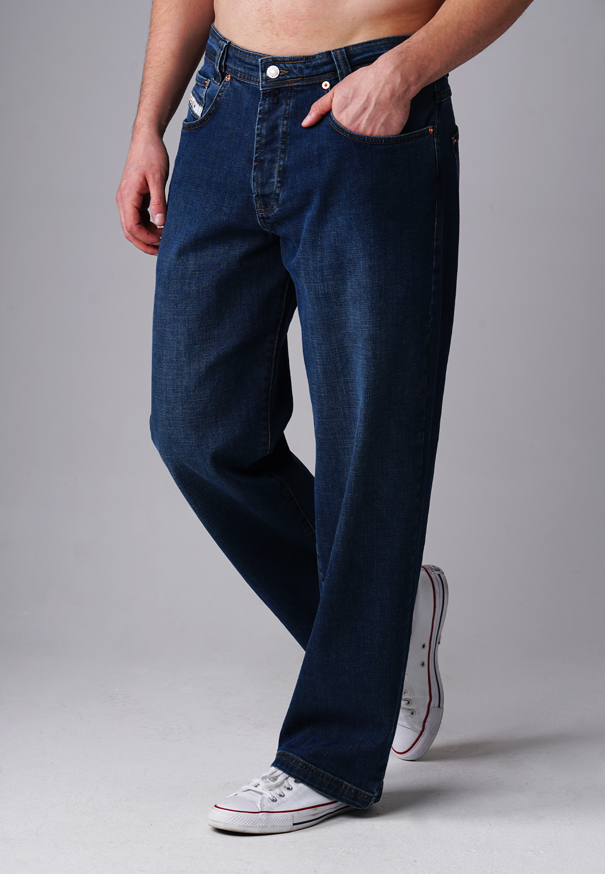 Picaldi Zicco 474 Torzen Herrenjeans - Baggy Fit mit Straight Leg in Urban Indigo Stone