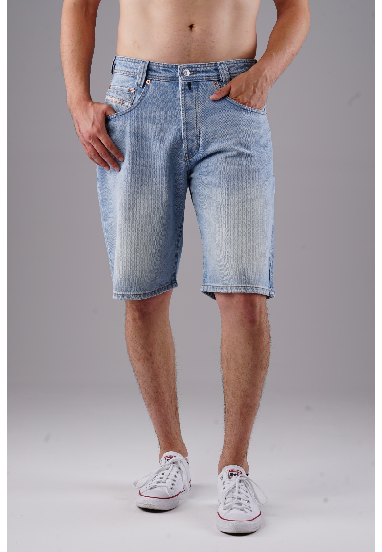 Picaldi Zicco 471 Diamond Herren Jeansshorts - Relaxed Fit in Icewashed Sky W40
