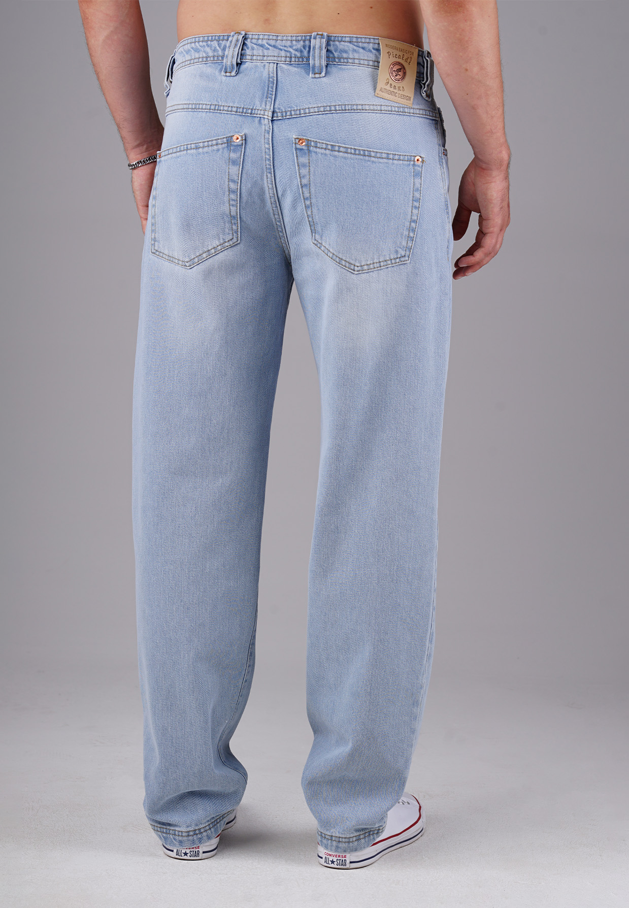 Picaldi Zicco 472 Himalaya Herrenjeans - Relaxed-Karottenschnitt in Slate Grey Blue W28-L30