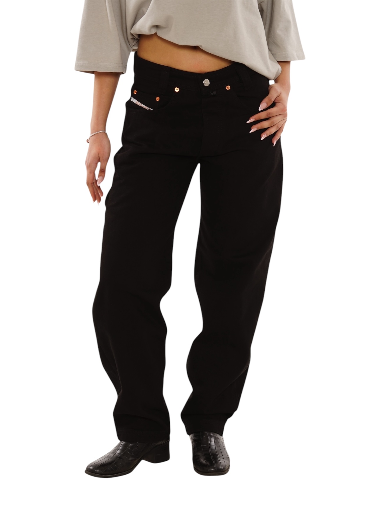 Picaldi Zicco 471 Eternal Damen Jeans – Loose Tapered Fit Black Denim