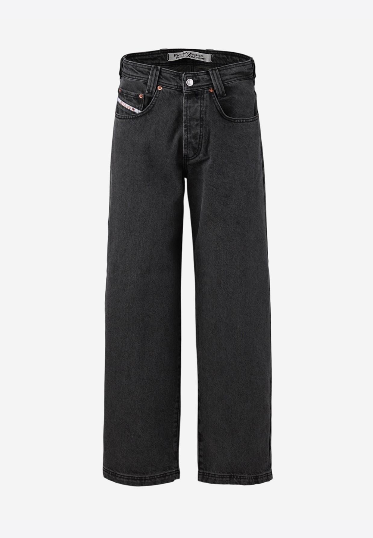 Picaldi Zicco 475 Shadow Herrenjeans – Baggyschnitt in Faded Anthracite Grey