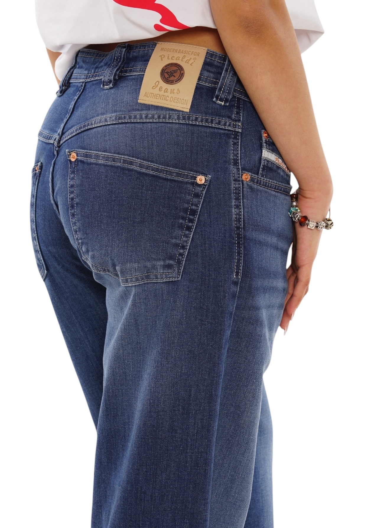 Picaldi Damen Jeans Zicco 471 Lozano washed indigo blue W42-L32