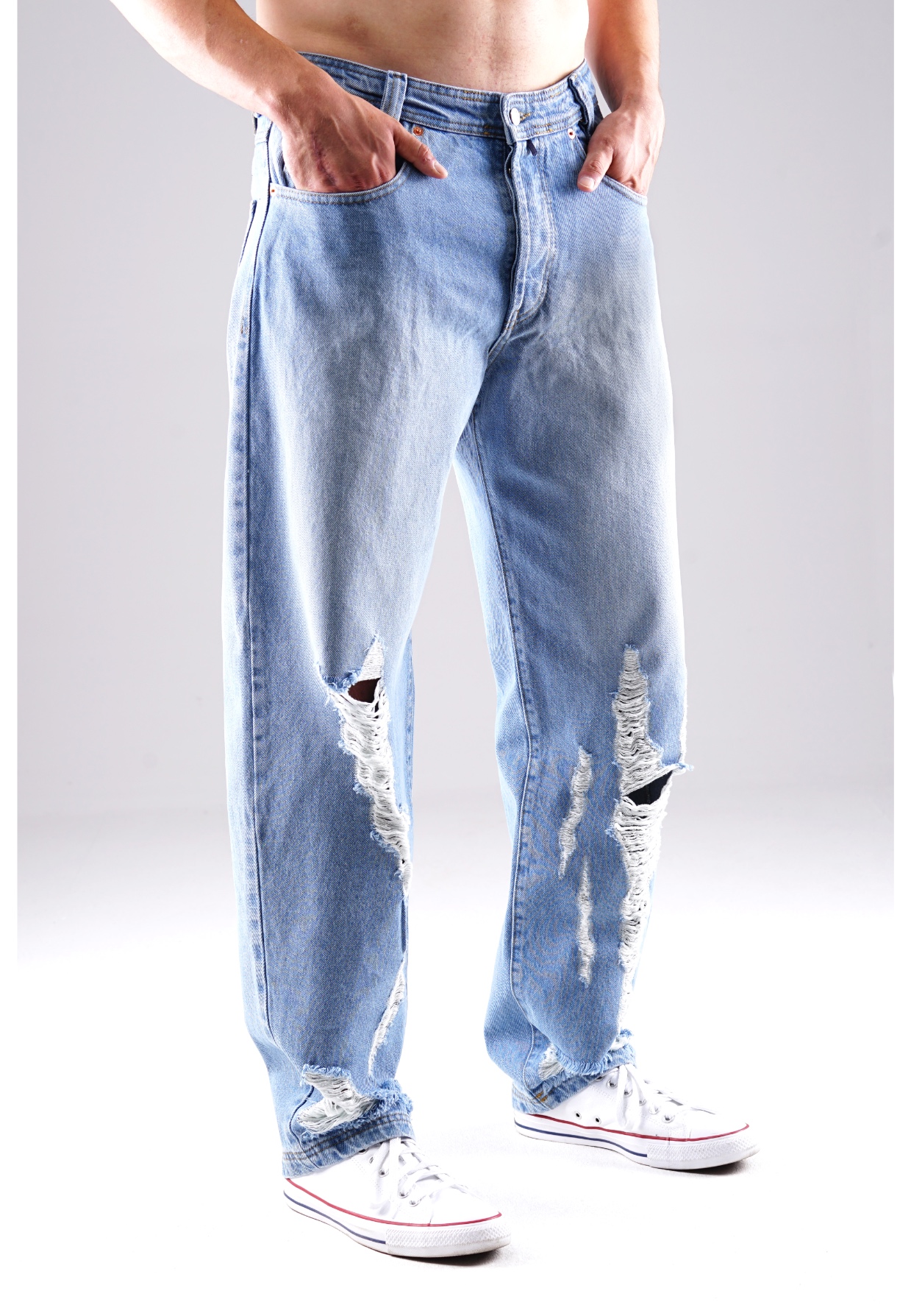 Picaldi Herren Jeans Zicco 471 Raze destroyed washed blue W36-L34