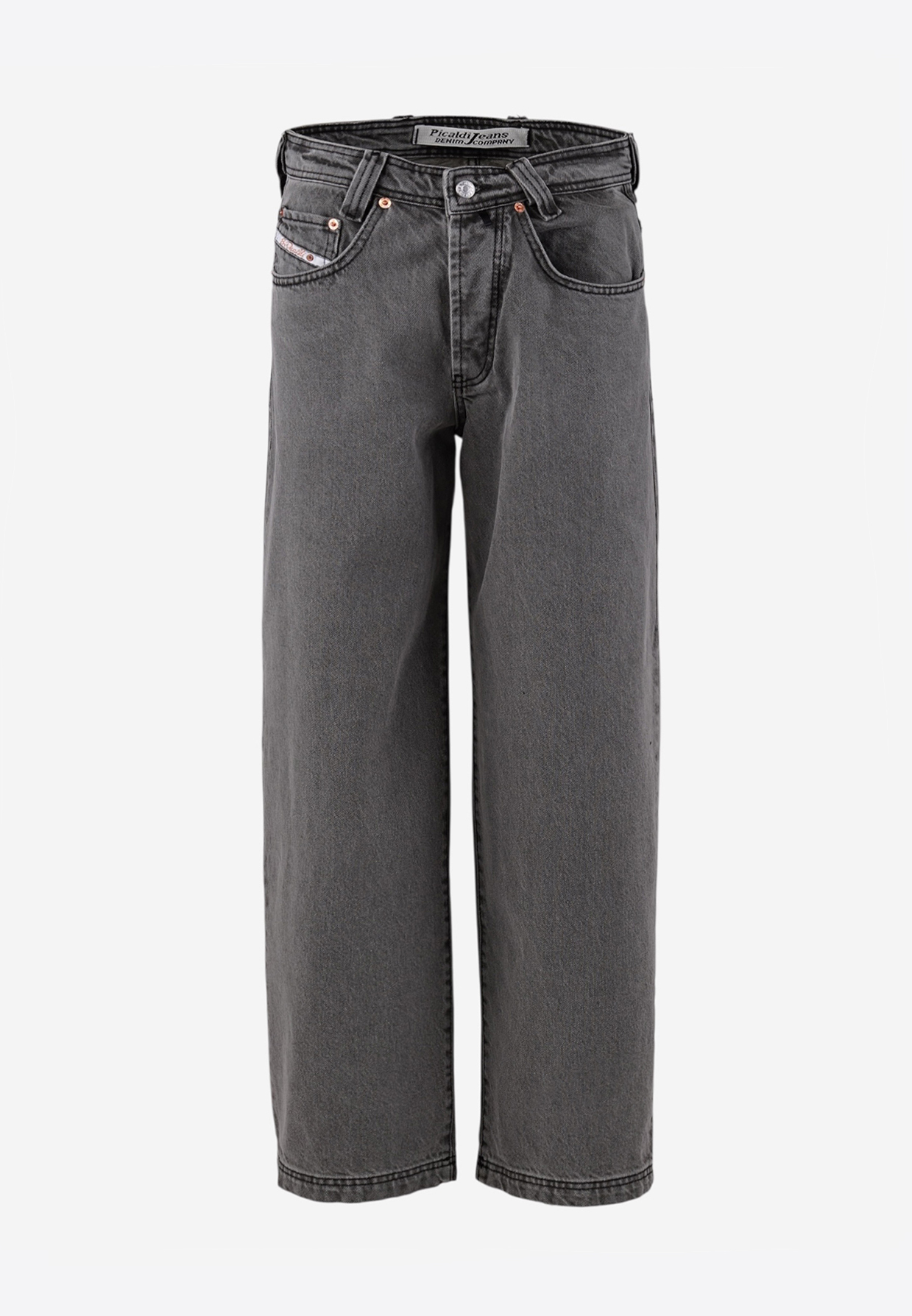 Picaldi Zicco 475 Steel Herrenjeans – Baggyschnitt in Washed Steel Grey