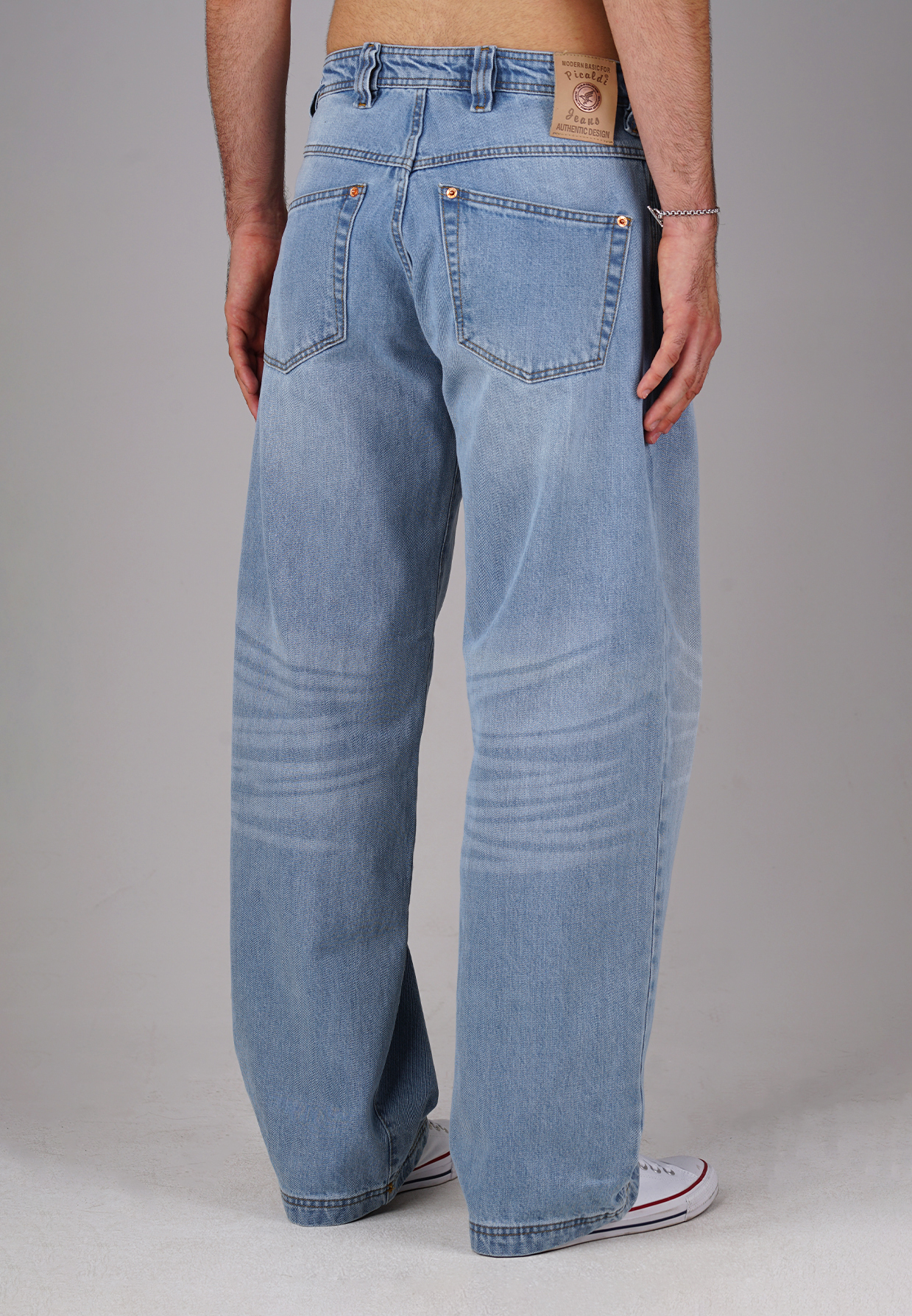 Picaldi Zicco 475 Wave - Baggyschnitt in Washed Ocean Blue W38-L34