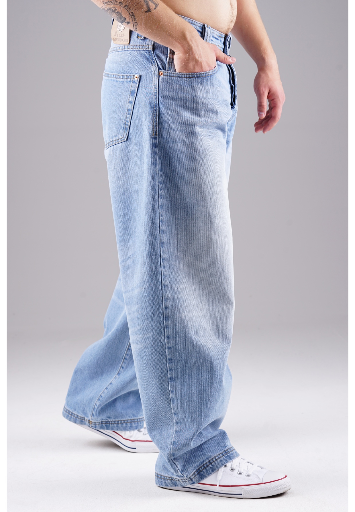 Picaldi Herren Jeans Baggy Zicco 475 Wave washed ocean blue W38-L34
