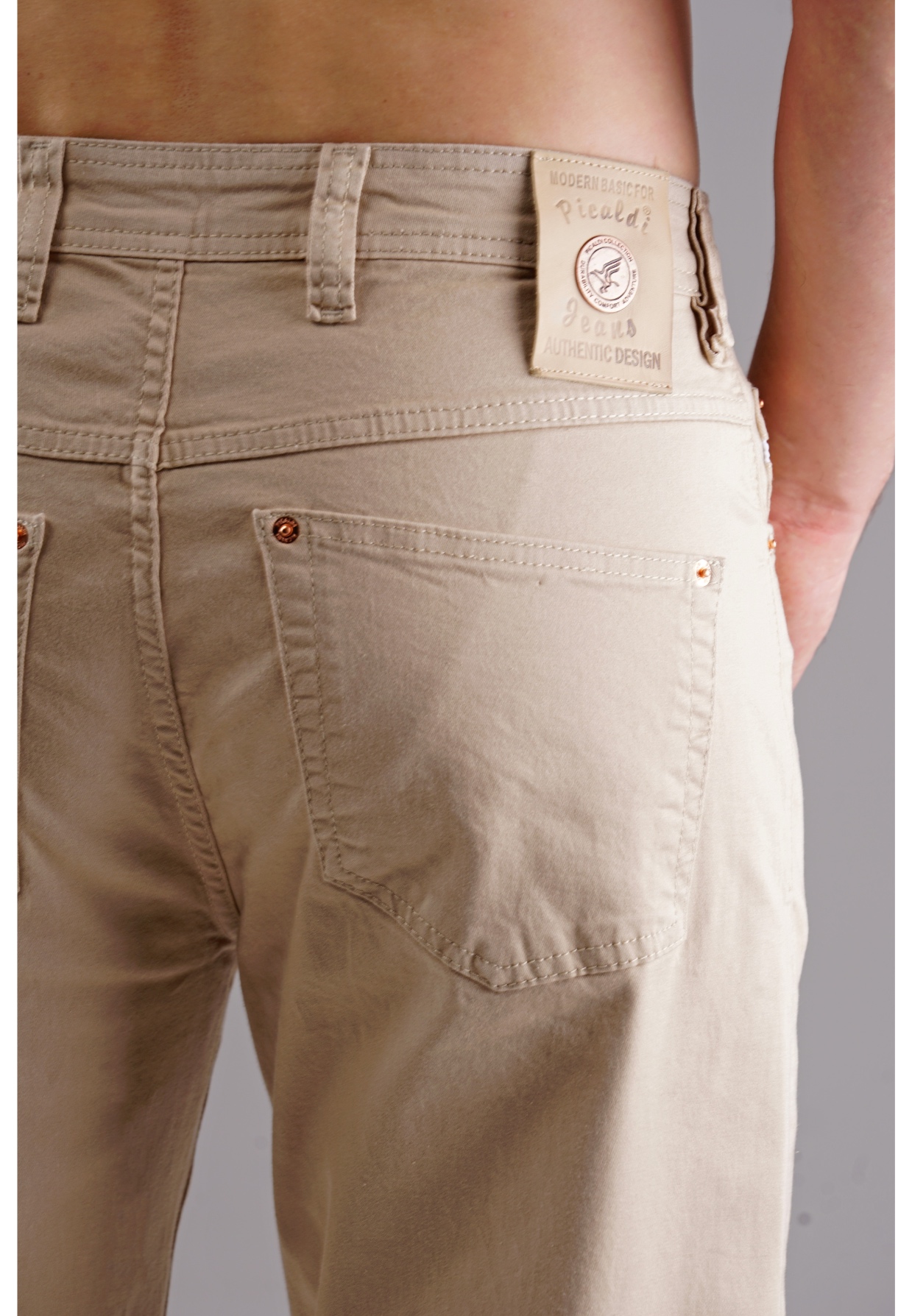 Picaldi Herren Jeans Zicco 472 Gabardine Glow Beige W40-L32