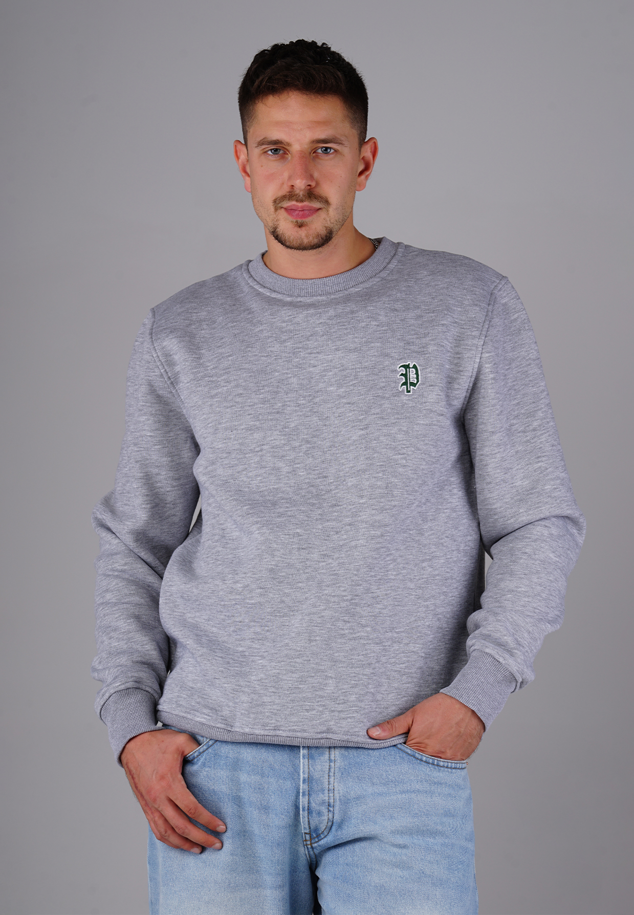 Picaldi Herren Sweatshirt P-Label Grey S