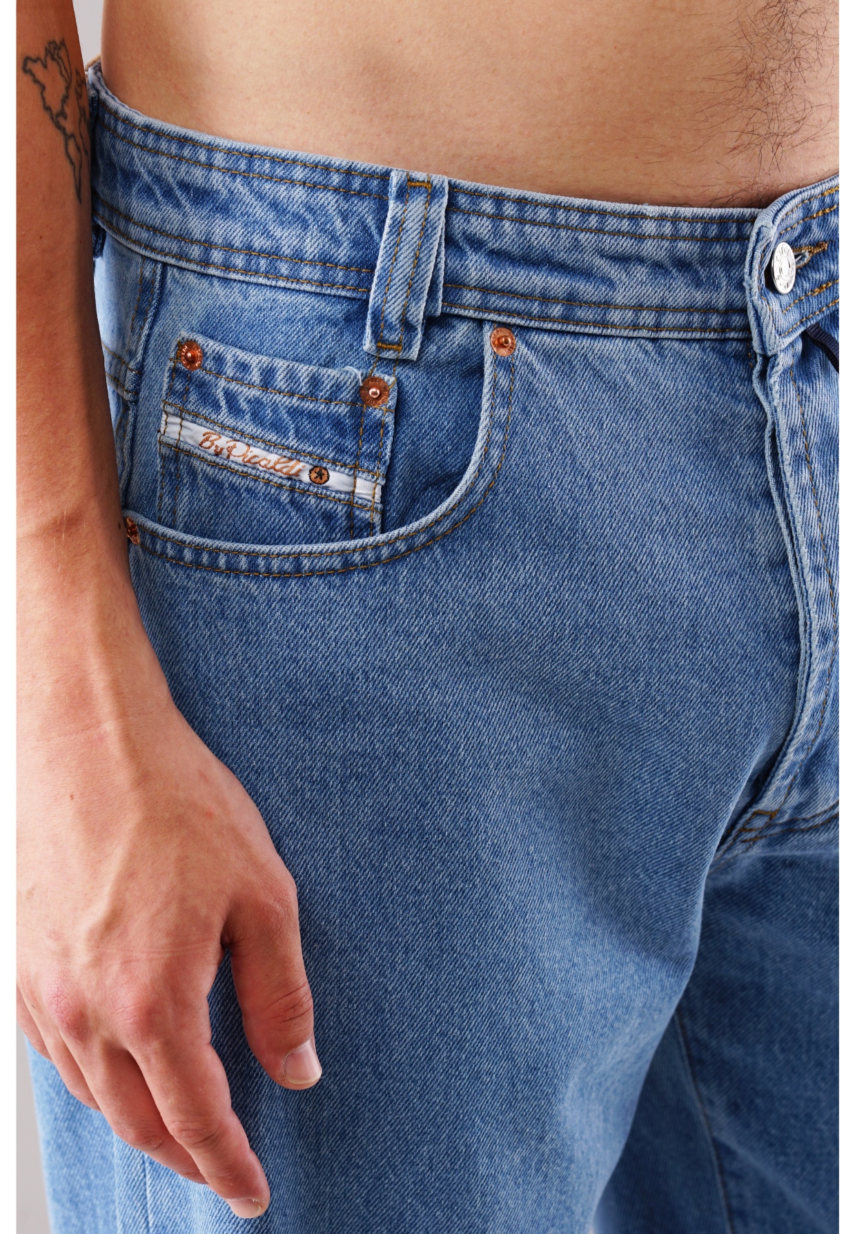 Picaldi Zicco 472 Stone Herrenjeans - Relaxed-Karottenschnitt in Indigo Blue W33-L36