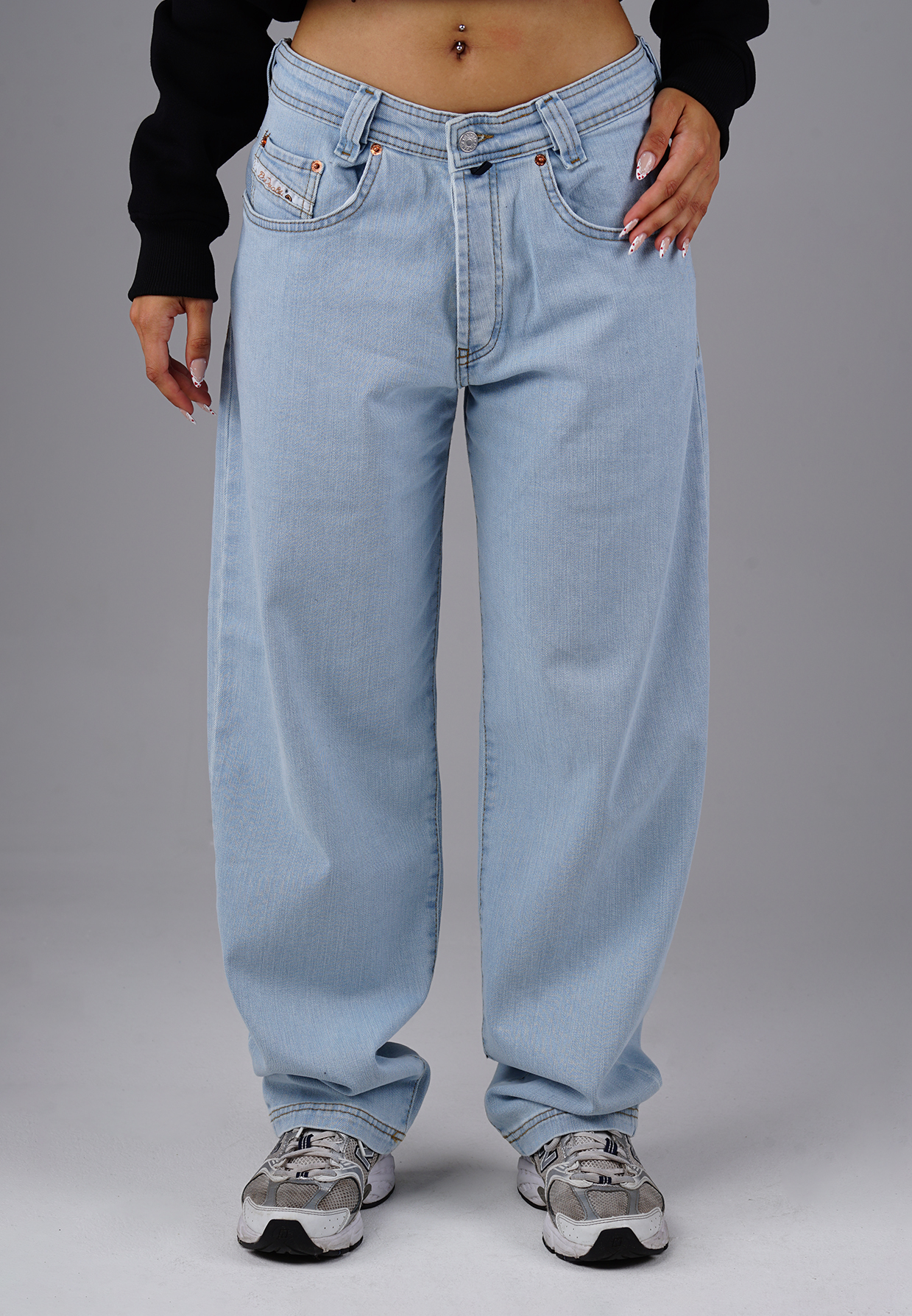Picaldi Damen Jeans Zicco 471 Palesky Ice Blue Vintage W42-L32