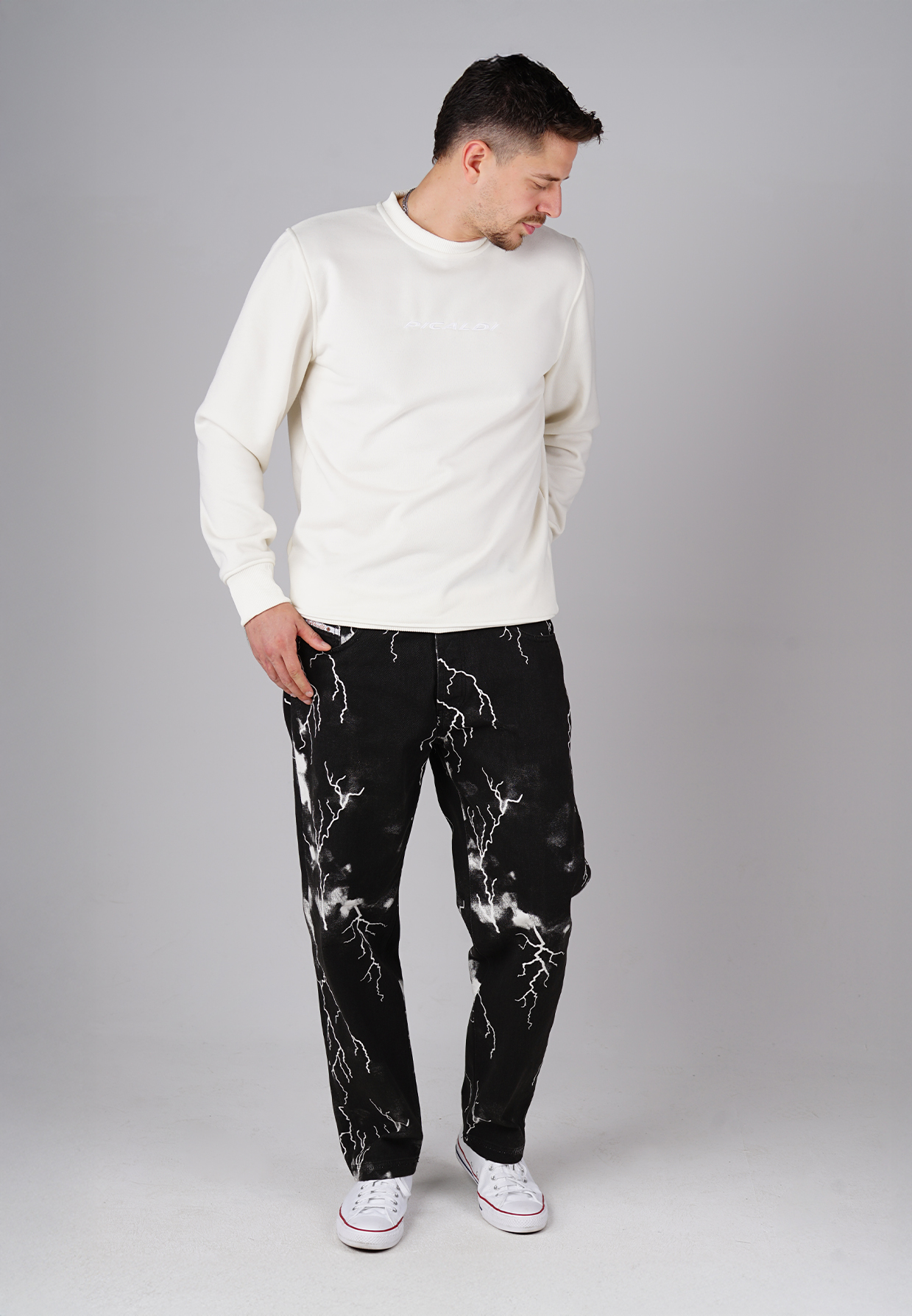 Picaldi Herren Jeans Zicco 472 Flash Black Night electric noir W27-L30