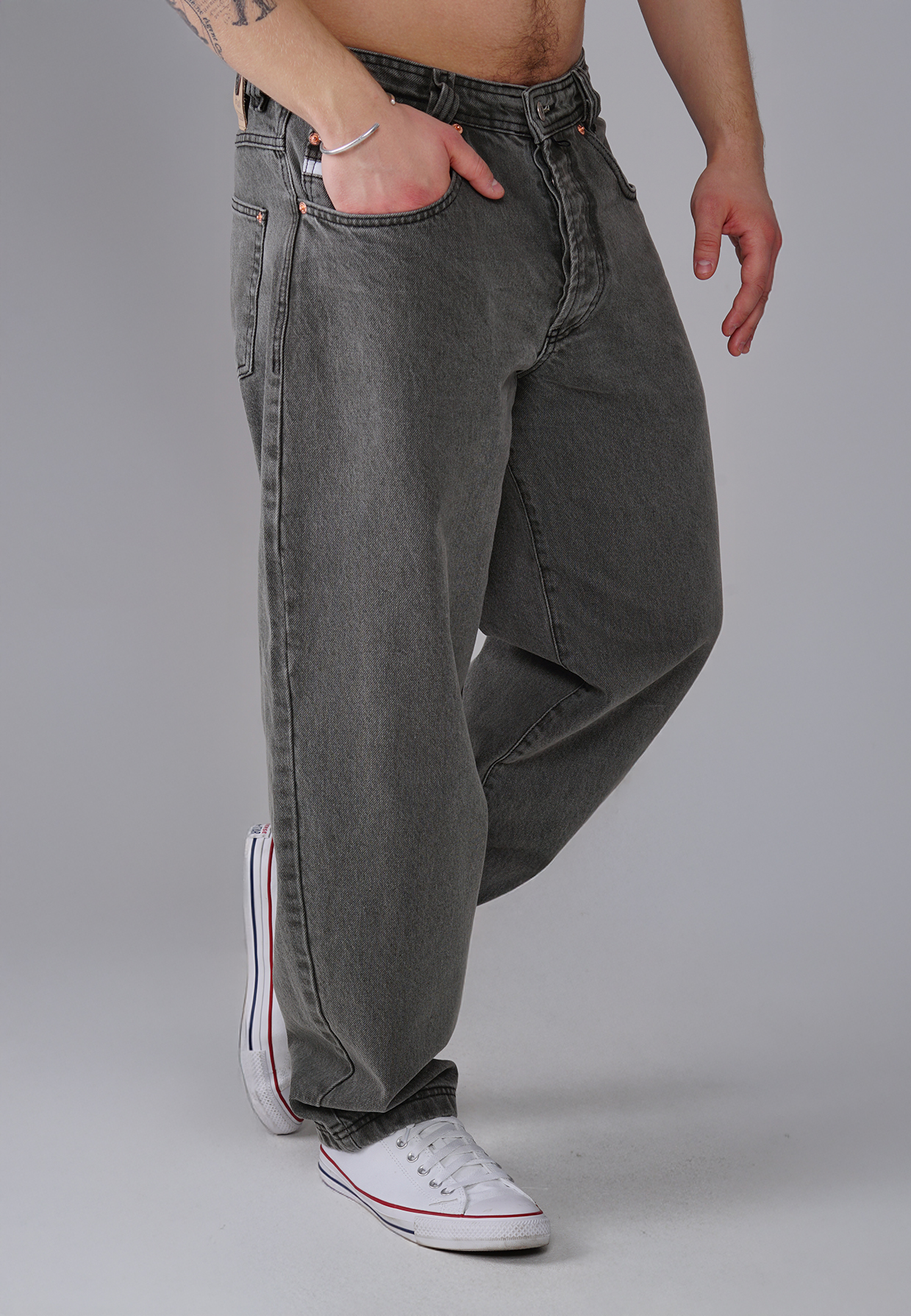 Picaldi Zicco 471 Titan Herrenjeans - Stretch-Tapered Fit Anthracite