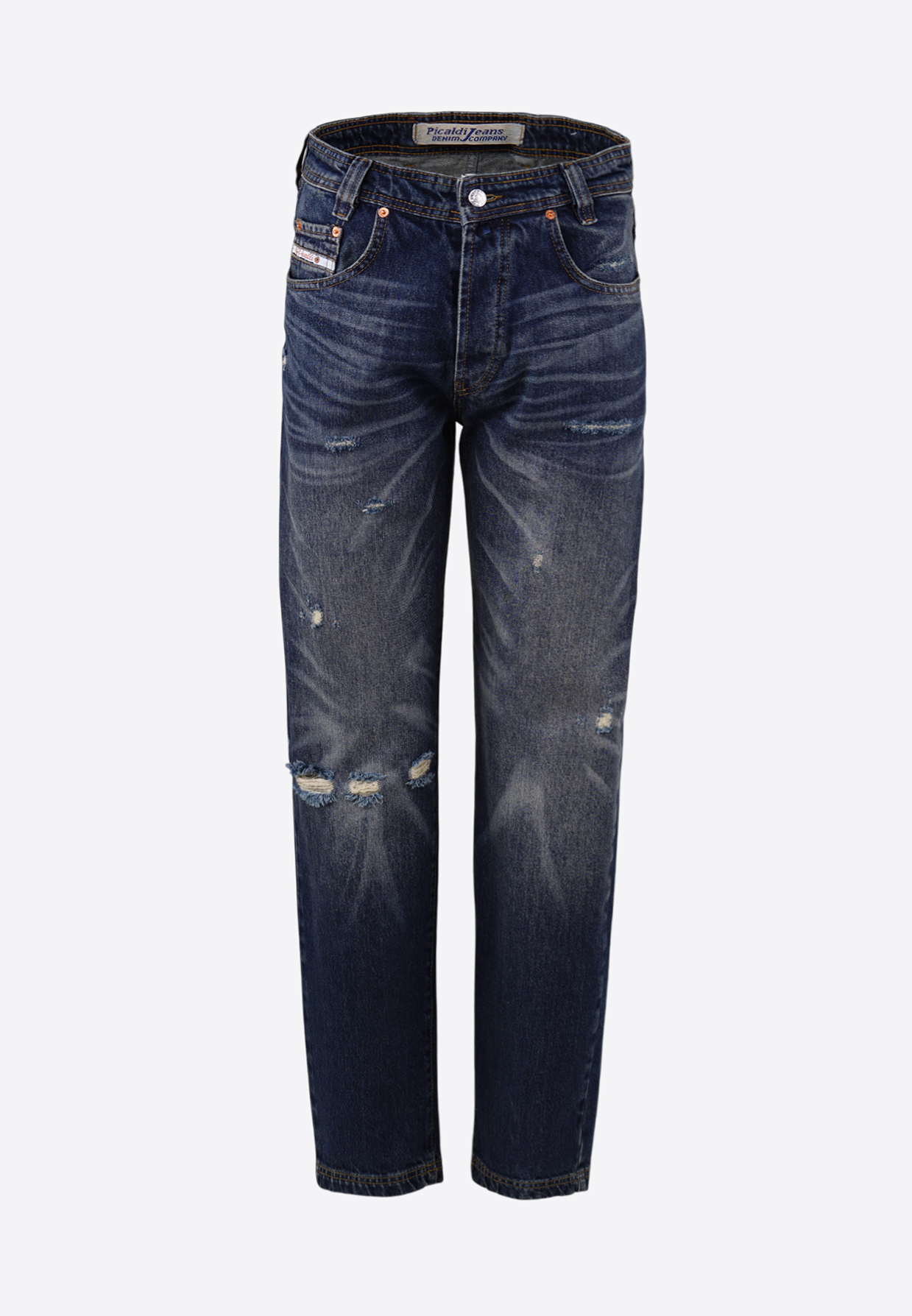 Picaldi Herren Jeans Zicco 472 Austin dark blue dark grey washed W28-L30