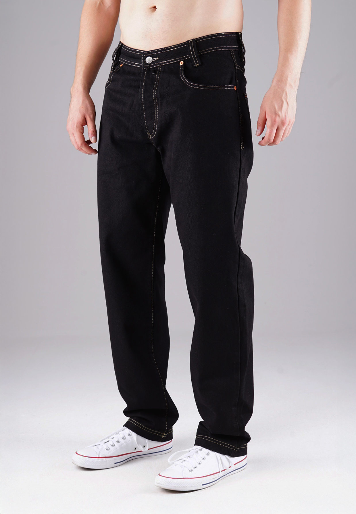 Picaldi Herren Jeans Zicco 472 Whiteline black Picaldi Herren Jeans Zicco 472 Whiteline black W46-L32