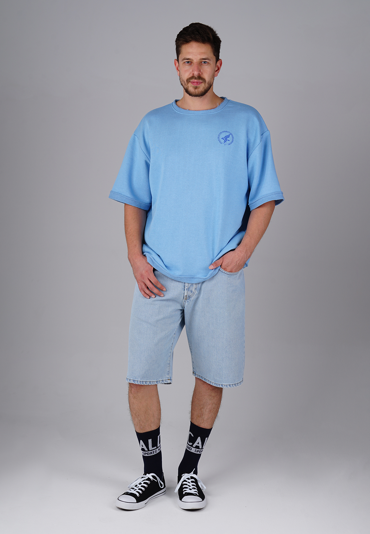 Picaldi Zicco 471 Moon Herren Jeansshorts - Relaxed Fit in Ice Blue Vintage Picaldi Zicco 471 Moon Herren Jeansshorts - Relaxed Fit in Ice Blue Vintage W40