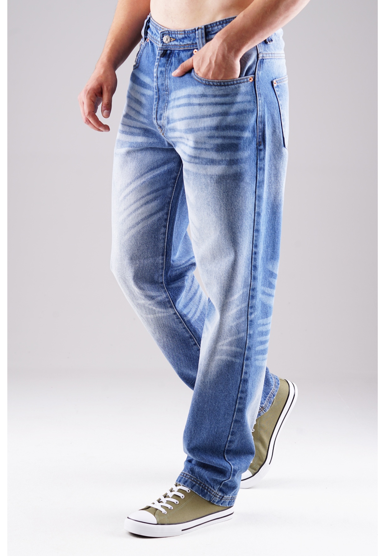 Picaldi Herren Jeans Zicco 472 Maryland washed dark greyblue Picaldi Zicco 472 Maryland - Relaxed-Karottenschnitt in Slate Harbor Grey-Blue W46-L32