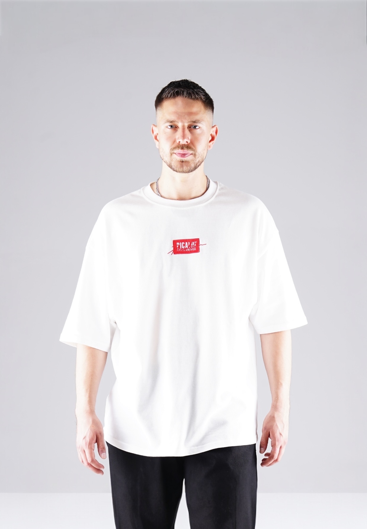 Picaldi Herren T-Shirt Oversize Emphasize off white XXL