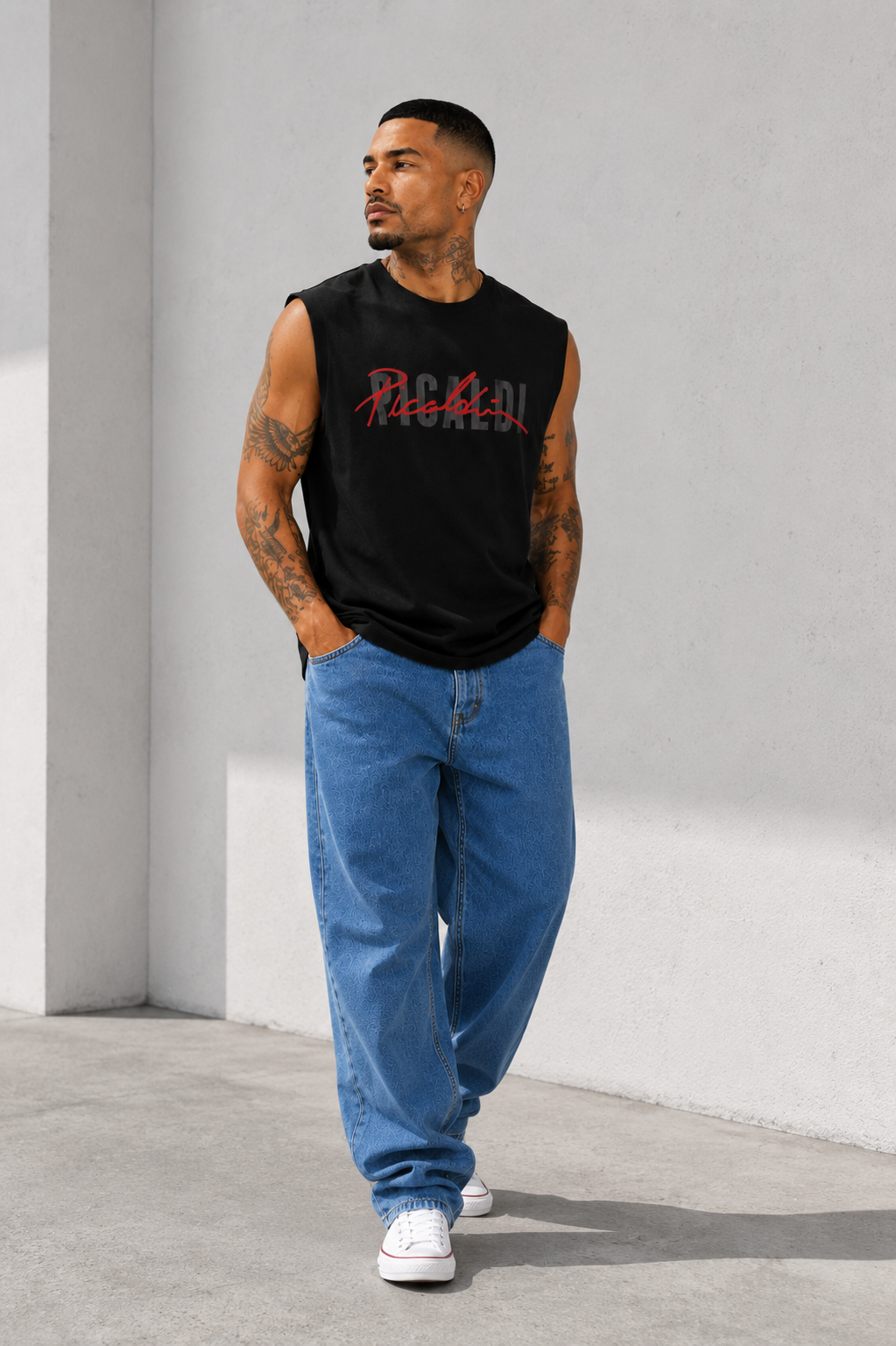 Picaldi Herren Tank Top Shirt Collection black