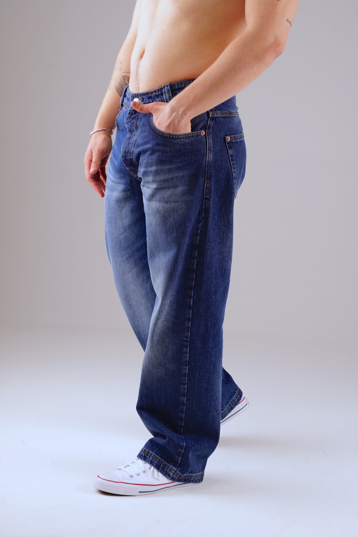 Picaldi Herren Jeans Baggy Zicco 474 Tansanit washed dark navy W40-L32