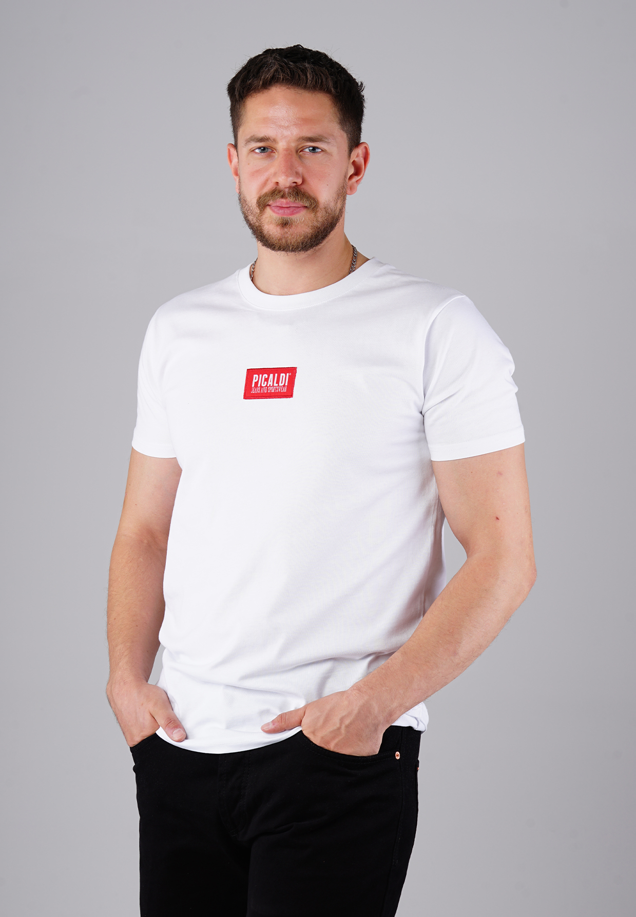 Picaldi Herren T-Shirt Originals white