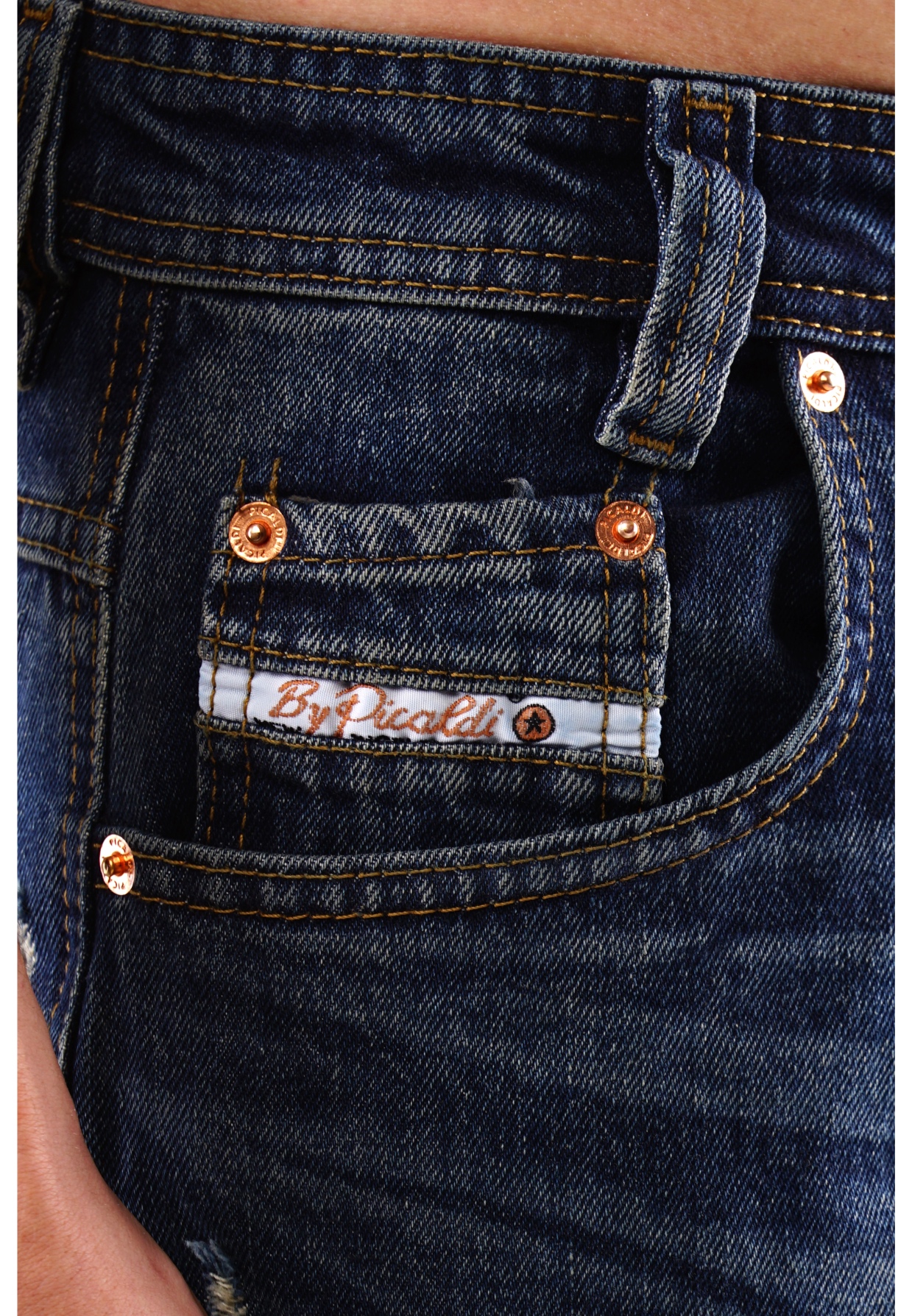Picaldi Herren Jeans Zicco 472 Austin dark blue dark grey washed W28-L30