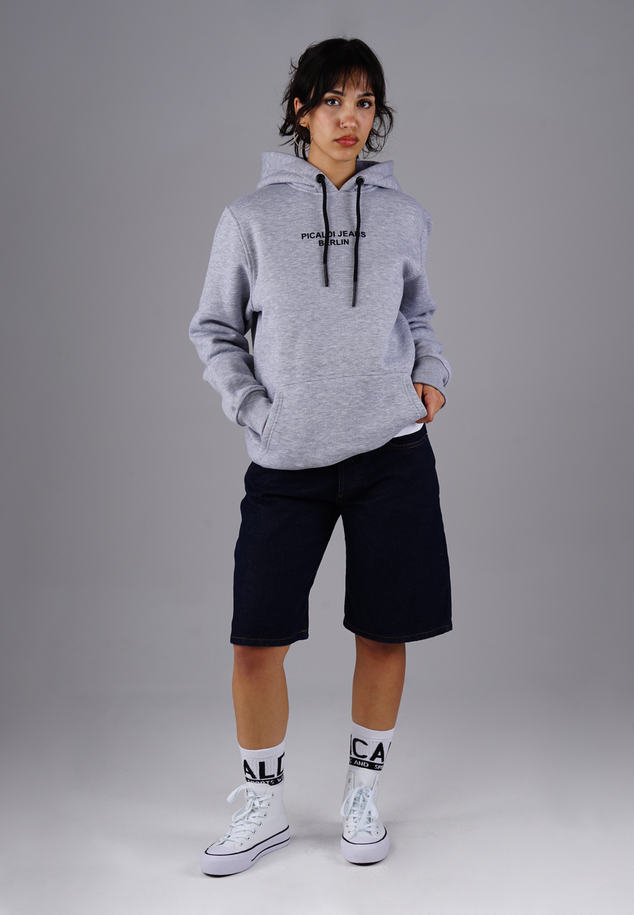 Picaldi Damen Kapuzenpullover Berlin Grey